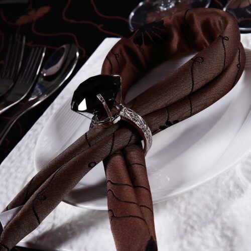 GALAXY Golden diamond napkin ring napkin holder wholesale