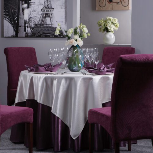Galaxy Round Polyester Table Cloth Fabric Tablecloth Wedding Reception Restaurant Banquet Party
