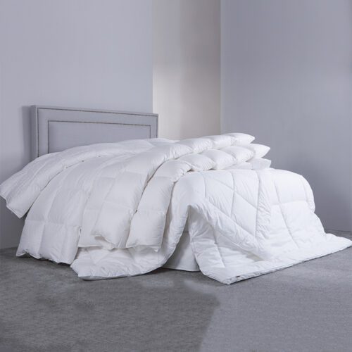 GALAXY High Quality Hotel Bed Down Duvets Inner 100% Cotton Custom King Size Down Feather Quilt
