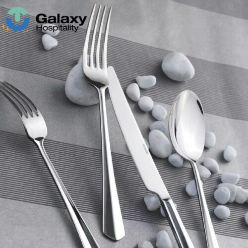 Modern Stainless Steel Flatware Set for Restaurants and Home