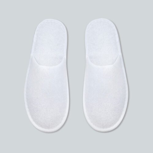 Galaxy High Quality Disposable Spa Hotel Guest Slippers Custom Logo Luxury 5 Star Grey Cotton Hotel Room Slipper