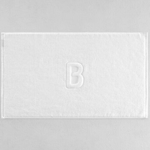 Luxury 32 Count Jacquard Pure Cotton Anti-Slip Hotel Bathroom Floor Mat