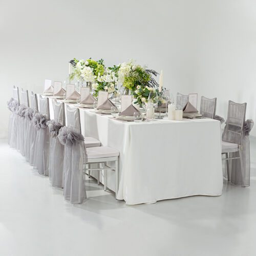GALAXY Wedding Guangzhou Plain Table Cloths Wedding Soft Jacquard Damask Linen Hotel Quality Table Linens