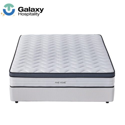 GALAXY Hight Quality Memory Foam Mattress Pocket Spring Bed Mattress Wholesale Queen Size Soft Customized Plush Fabric Hotel